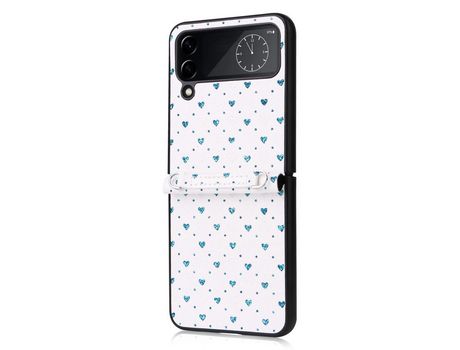 Funda para Samsung Galaxy Z Flip 4 5G Piel Sintética Azul