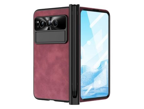 Funda para Google Pixel Fold Piel Sintética Rojo