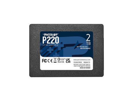 Disco Duro PATRIOT MEMORY P220 2 Tb Ssd