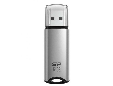 Memória Usb SILICON POWER Marvel M02 Plata 64 Gb
