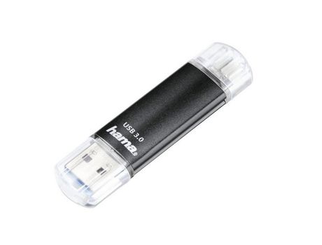Unidad Flash Laeta Twin Usb 3.0 256 Gb 40 Mb/S Negro