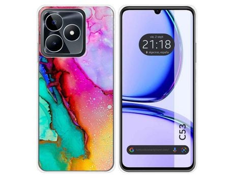 Funda Para Realme C53 TUMUNDOSMARTPHONE de Silicona - Multicolor