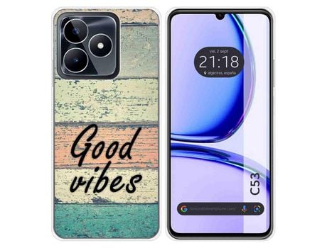 Funda Para Realme C53 TUMUNDOSMARTPHONE de Silicona - Multicolor
