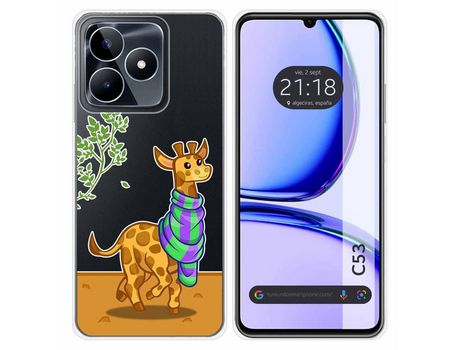 Funda Para Realme C53 TUMUNDOSMARTPHONE de Silicona - Multicolor