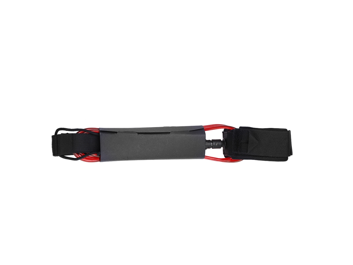 2026-cuerda De Tobillo Para Surf De 6 Pies 5.5mm Tpu Con Giros Dobles (rojo)