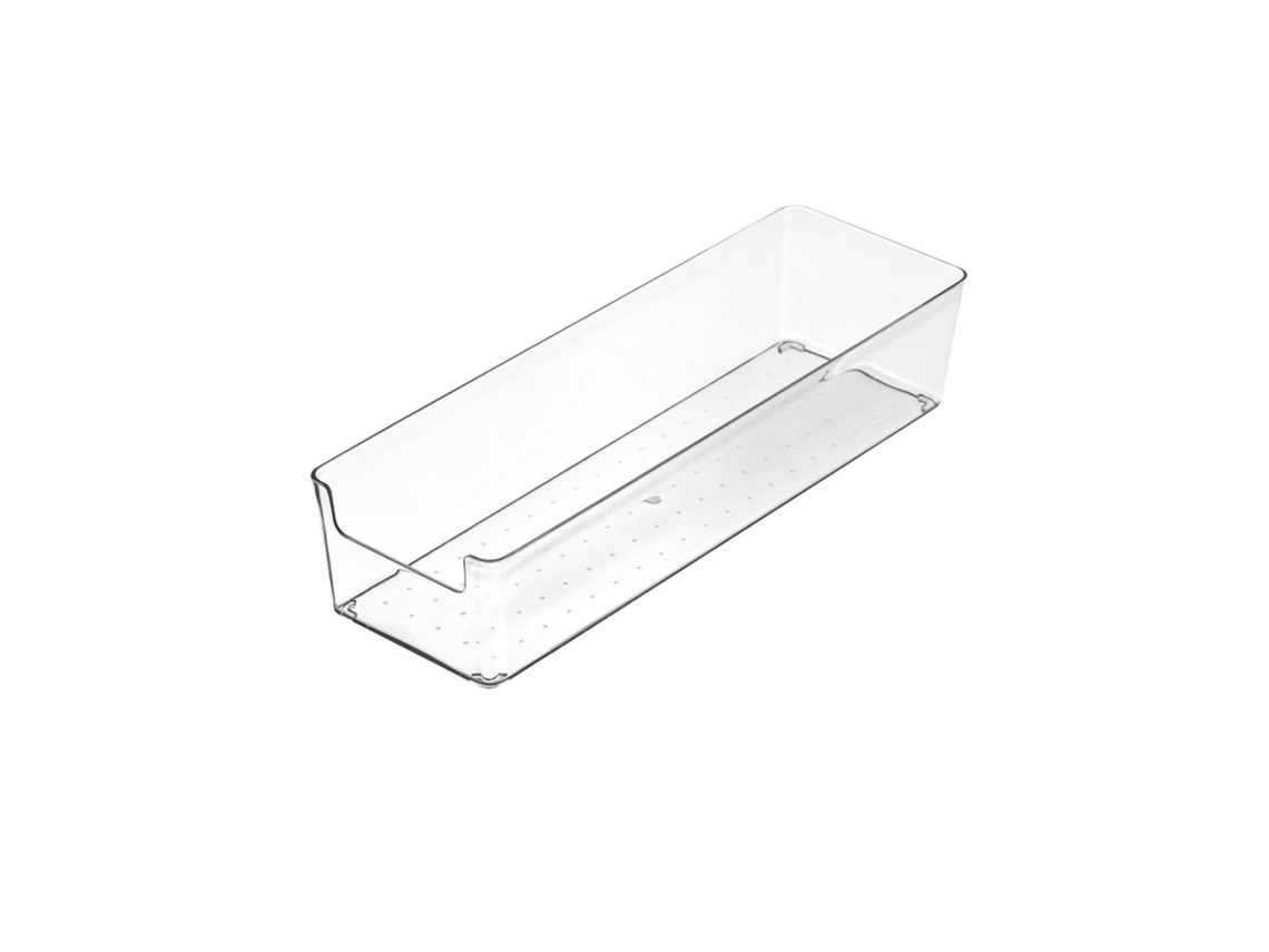 Bandeja Divisoria De Almacenamiento Para Cajones De Cocina De Plástico Pet Transparente