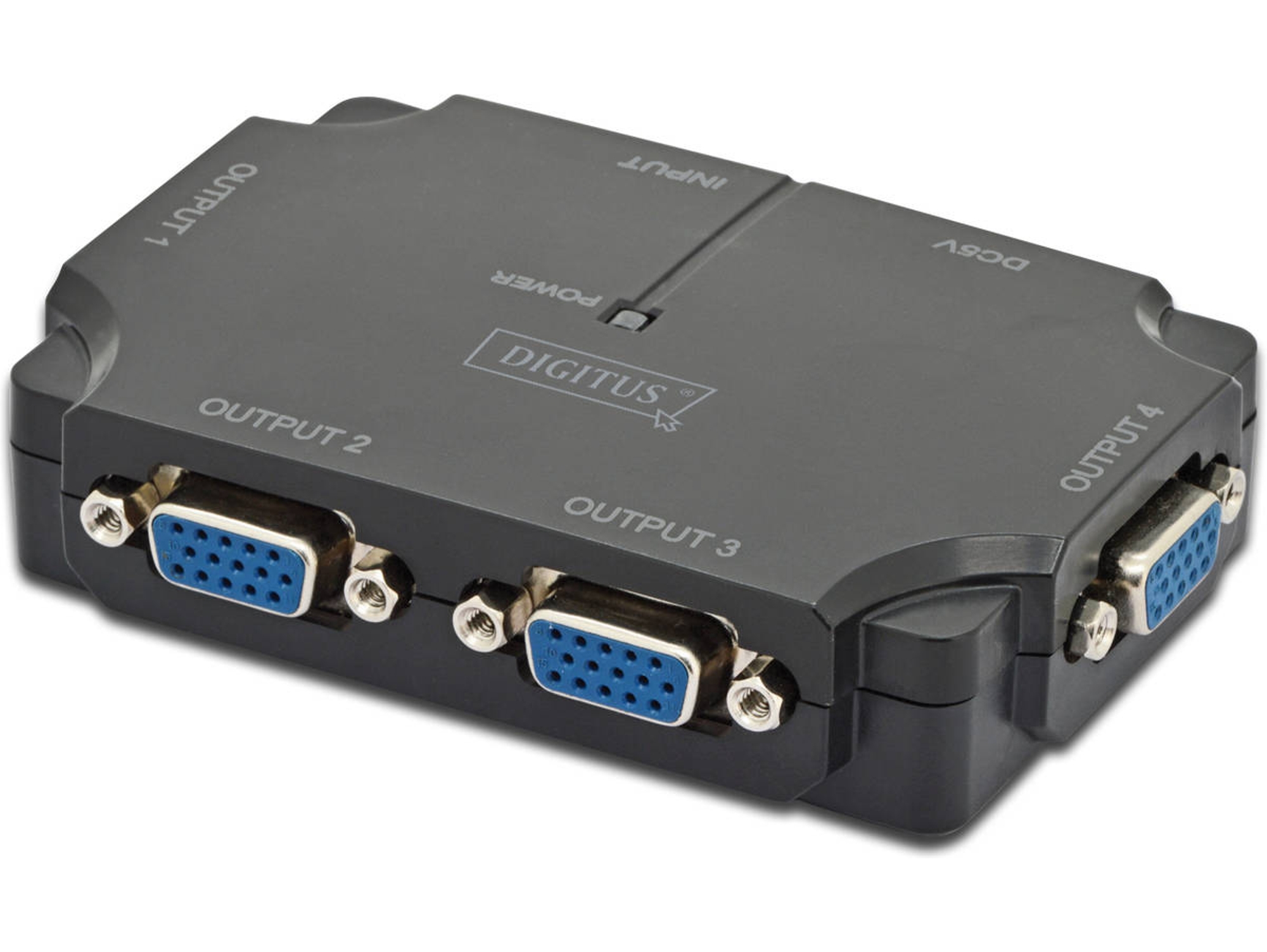 Multiplicador de Vídeo DIGITUS VGA 350MHz, 4-Port