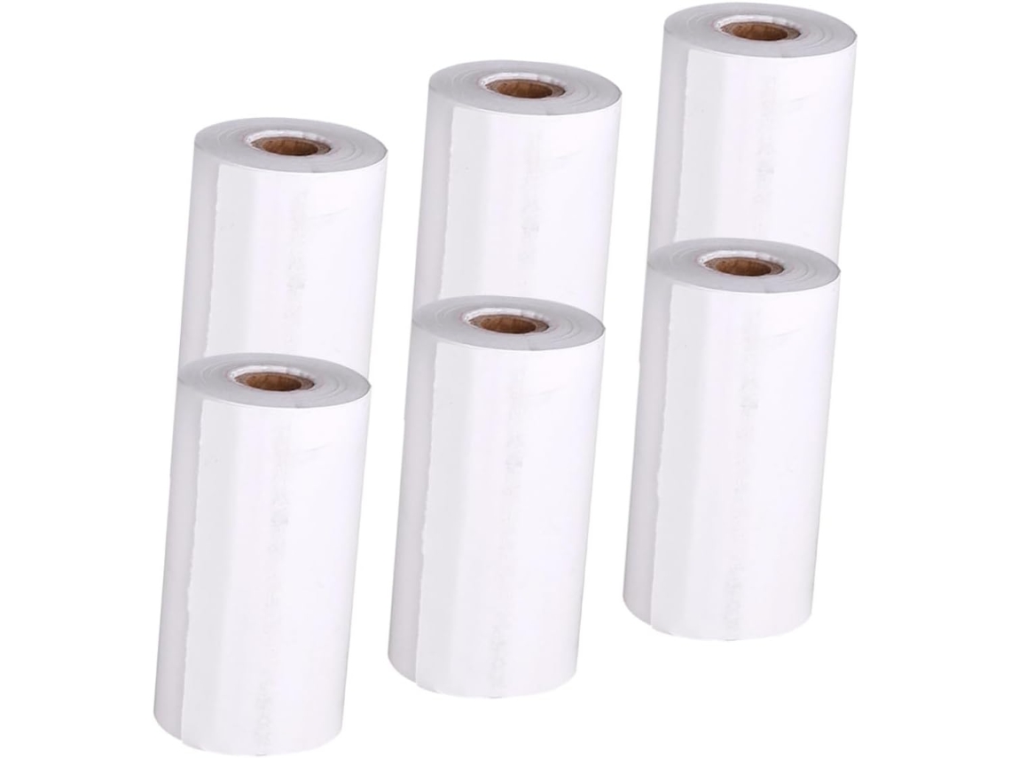 Rollo De Papel Térmico Para Cámaras Instantáneas, 6 Rollos De Papel De Transferencia.