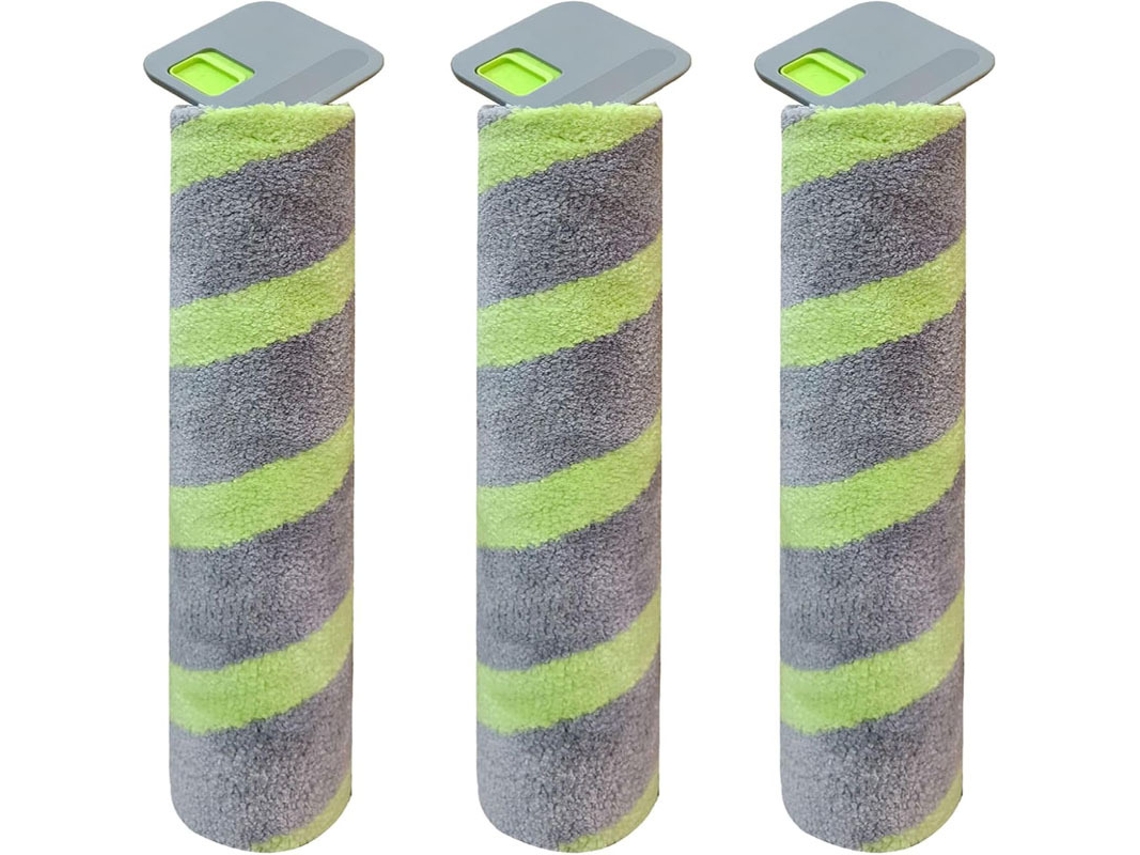 Rodillo Fregado Microfibra Compatible Robot Irobot Roomba Max705/706 Combo, Pack 3 Unidades Repuesto Limpieza