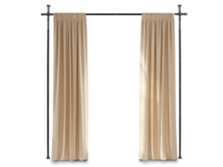 Todeco Divisor De Ambientes, Barra De Cortina, Separador De Habitación Sin Taladrar, 122-305 Cm De Alto, 70-175 Cm De Ancho