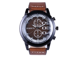 Reloj De Pulsera Rectangular Informal De Cuarzo, Resistente Al Agua Y Fabricado En Pu, Para Hombre Y Mujer (negro Para Mujer)