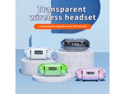 Auriculares Inalámbricos Bluetooth 5.3 Intrauditivos Con Estuche Transparente Para Música Y Deportes Al Aire Libre.