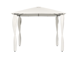 Gazebo 3x3x2,6 m con cubrepostes 160 g/m² Color Crema Wsd503110 Lovely Home