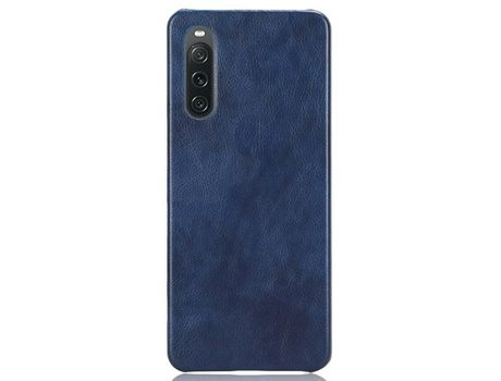 Funda para Sony Xperia 10 V Piel Sintética Azul