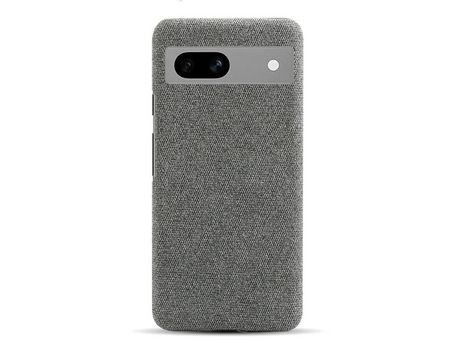 Funda para Google Pixel 7A Piel Sintética Gris