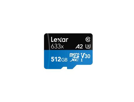Tarjeta de memoria LEXAR (512 GB - 100 MB/s)