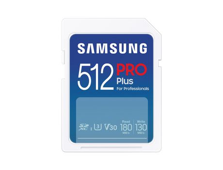 Tarjeta de memoria SAMSUNG (512 GB - 180 MB/s)