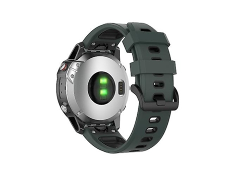 Correa Smartwatch Para Garmin Fenix 7 / Epix Verde Oliva Negro VENISYMLIS