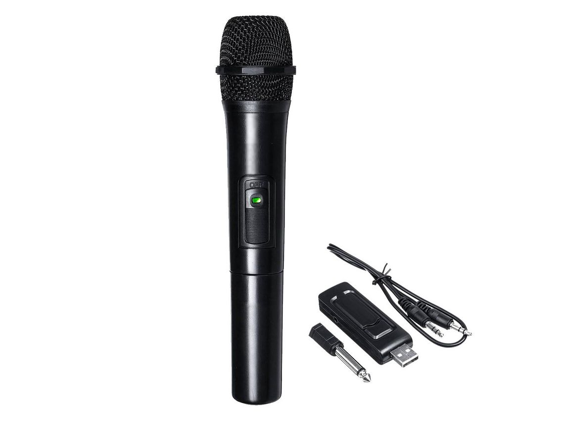 Microfono KLACK Bluetooth Inalambrico para Karaoke y Fiestas de Ordenador, DVD ó Altavoz