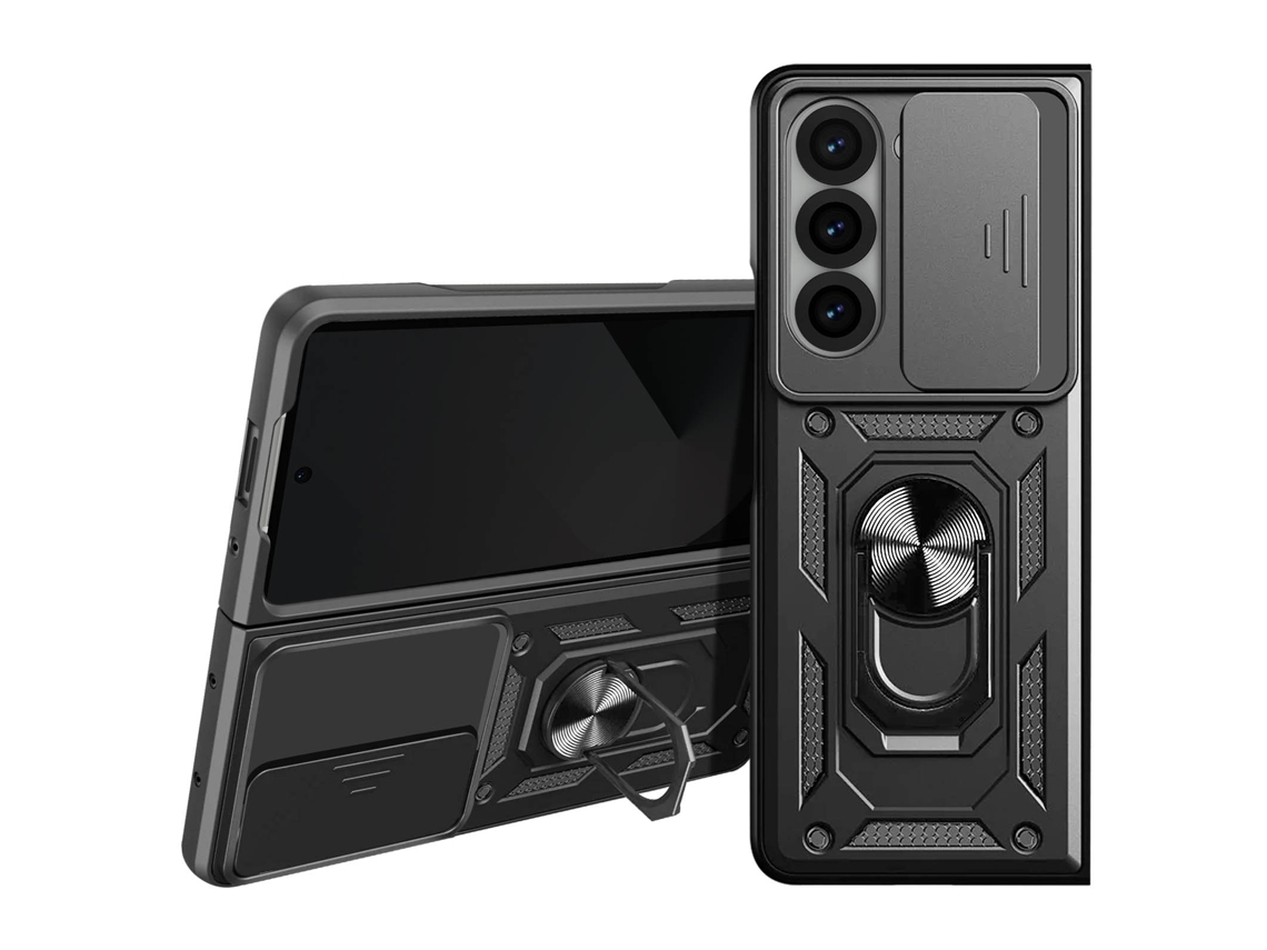 Funda Plegable Para Cámara Samsung Galaxy Z Fold 6, Acrílica, Color Negro