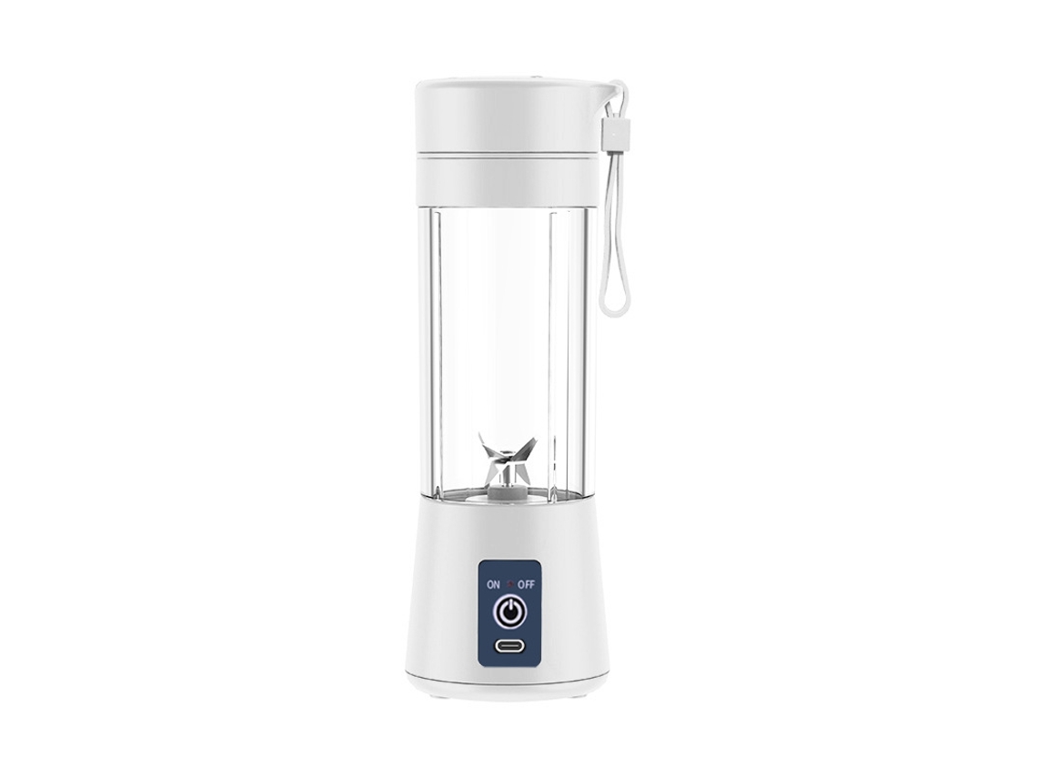 Licuadora De Jugo Portátil, Máquina Mezcladora De Exprimidor Recargable Por Usb CHRUI Blanco