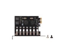 Tarjeta De Expansión Pcie Para Usb 3.0 (alta Velocidad, 7 Puertos Usb 3.0)