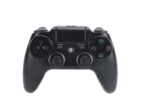 Mando PS4 KINSI Kinsi Dualshock (Inalámbrico - Negro)