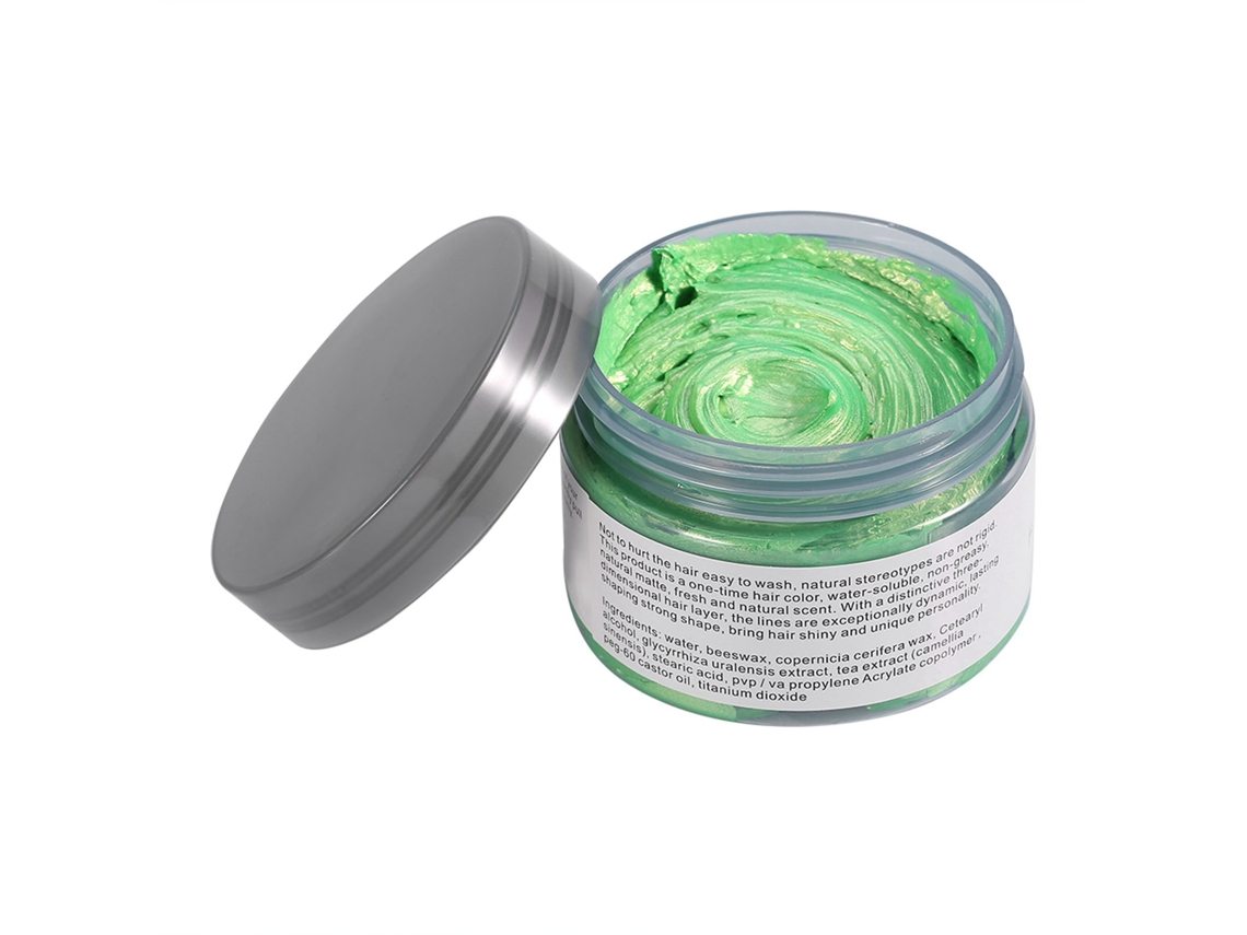 Vlrla-para Mulheres Disposable Green Cabelo Styling Coloring Wax