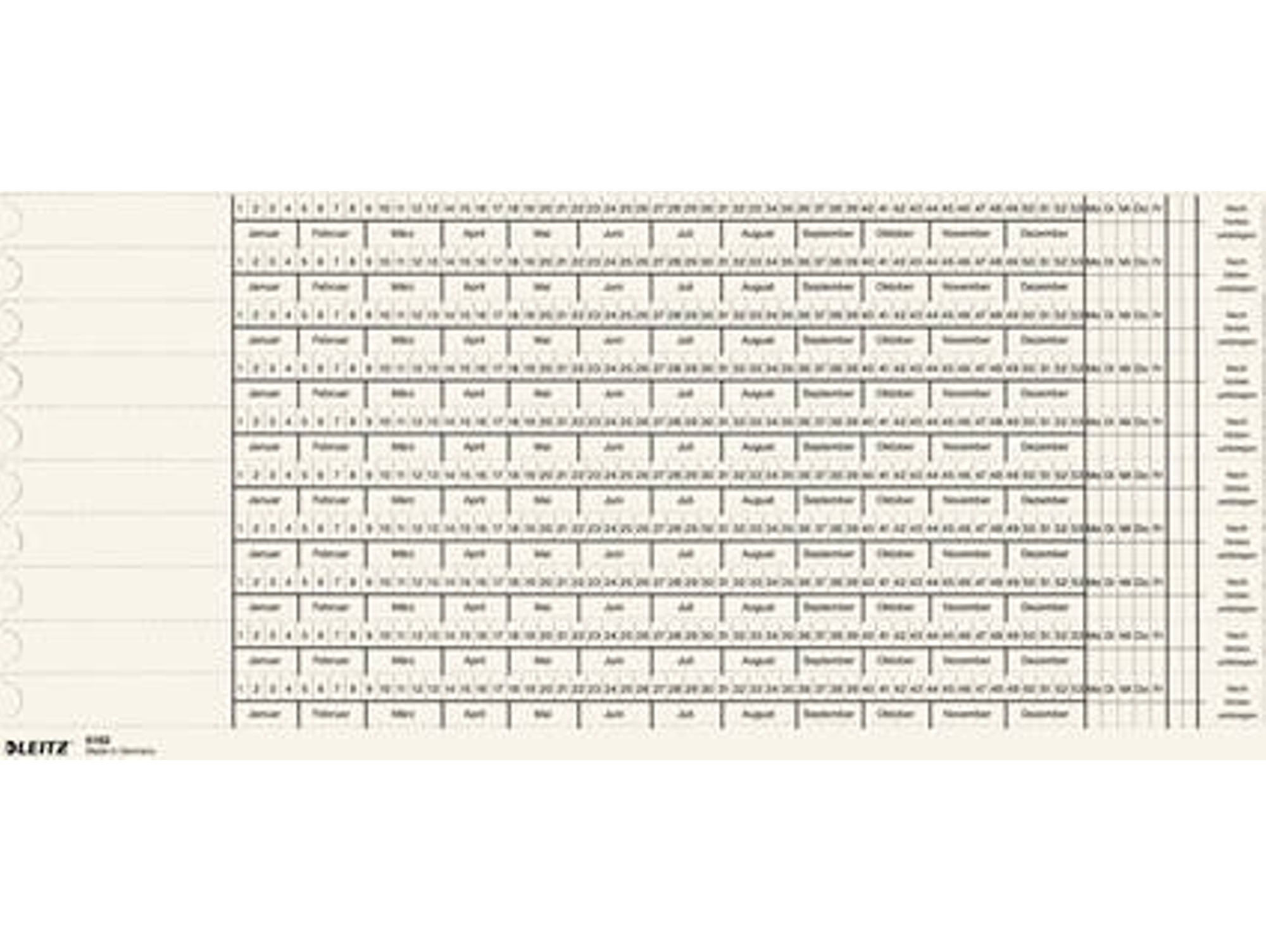Papel para calculadoras LEITZ 61620001 Blanco