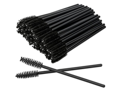 Cepillos desechables para pestañas, aplicadores de rímel para extensiones de pestañas y cejas.