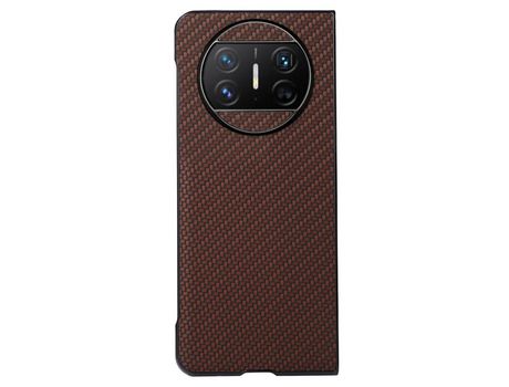 Funda para Huawei Mate X3 5G de Piel Sintética - Marrón