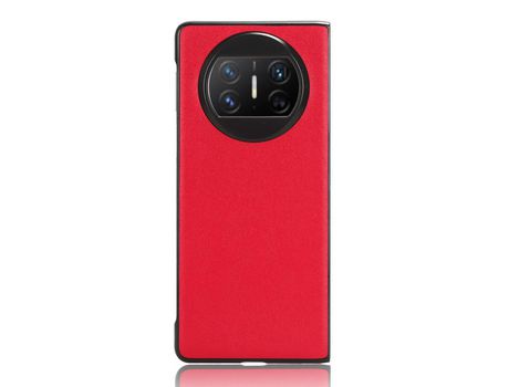 Funda para Huawei Mate X3 5G de Piel Sintética - Rojo