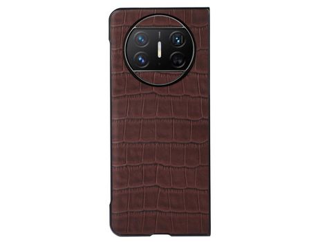 Funda para Huawei Mate X3 5G de Piel Sintética - Marrón