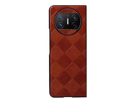 Funda para Huawei Mate X3 5G de Piel Sintética - Marrón