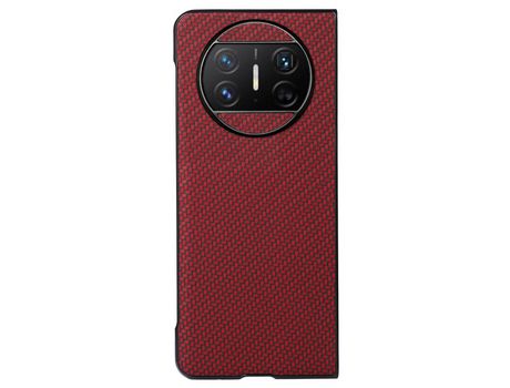 Funda para Huawei Mate X3 5G de Piel Sintética - Rojo