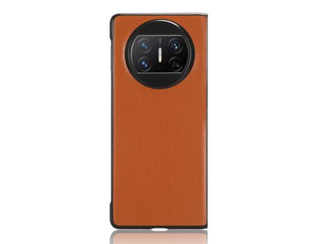Funda para Huawei Mate X3 5G de Piel Sintética - Marrón
