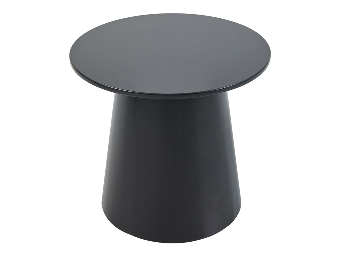 Mesa De Centro Nyd Redonda Mdf 44x40cm - Negro [EN.CASA]
