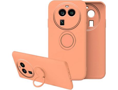 Funda para Compatível Com Oppo Find X6 Com Suporte Magnético Telefone Carro HONGWE. Silicona