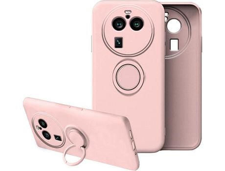 Funda para Compatível Com Oppo Find X6 Pro Com Suporte Magnético Telefone Carro HONGWE. Silicona