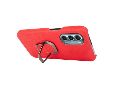 Funda para Moto G Stylus 5G Piel Sintética Rojo