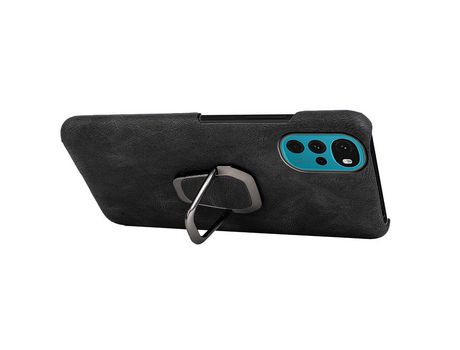 Funda para Moto G22 Piel Sintética Negro