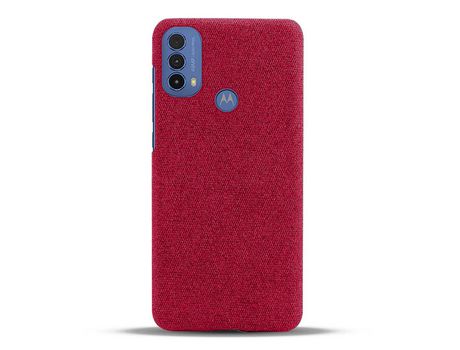 Funda para Moto E20 KSQ Piel Sintética Rojo