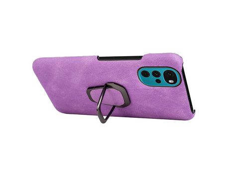 Funda para Moto G22 Piel Sintética Morado