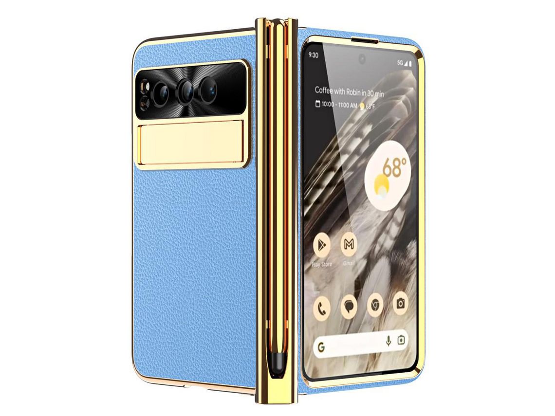 Funda para Google Pixel Fold Piel Sintética Azul