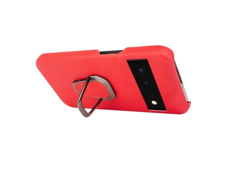 Funda para Google Pixel 6 Piel Sintética Rojo