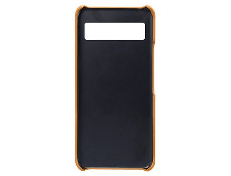 Funda para Google Pixel 6A Piel Sintética Naranja