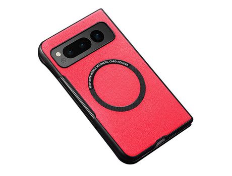 Funda para Google Pixel Fold Piel Sintética Rojo