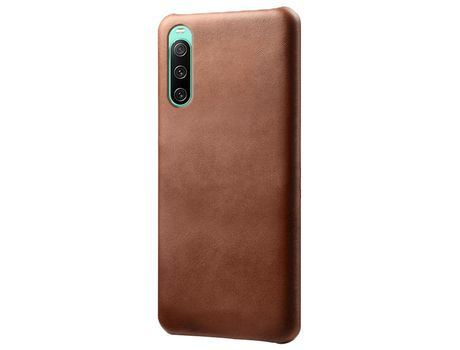 Funda para Sony Xperia 10 Iv Piel Sintética Marrón