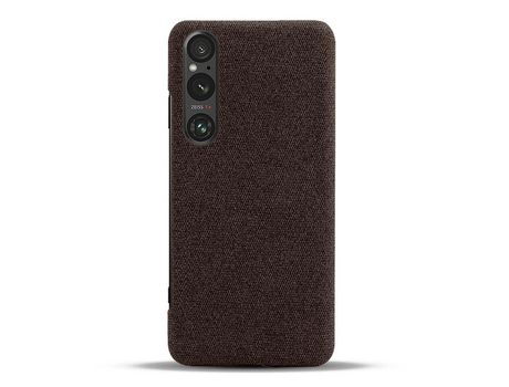 Funda para Sony Xperia 1 V Piel Sintética Marrón