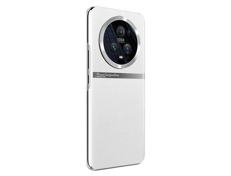 Funda para Honor Magic5 Pro Piel Sintética Blanco
